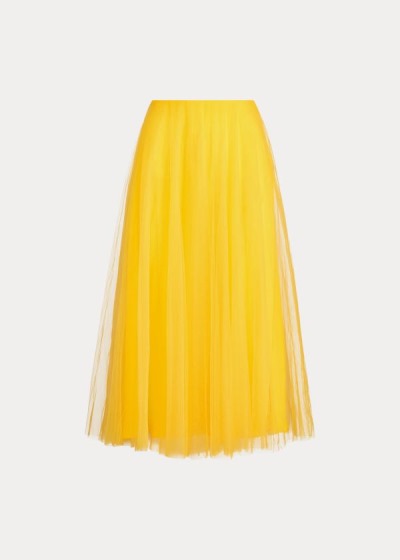 Ralph Lauren Trivelas Pleated Tulle Kort Nederdel Dame Danmark (XRZQV8129)